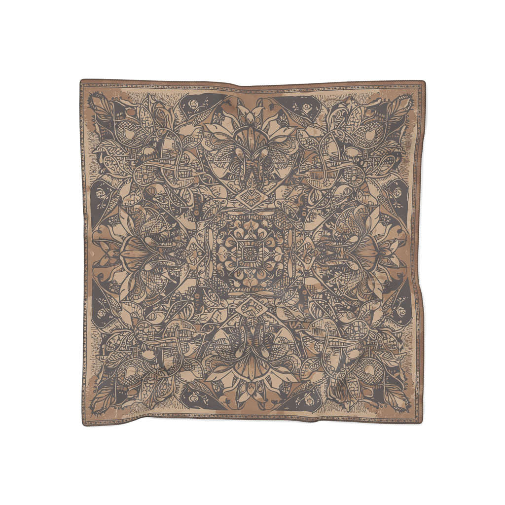 Cervellón - Vintage Sepia Ornamental Scarf