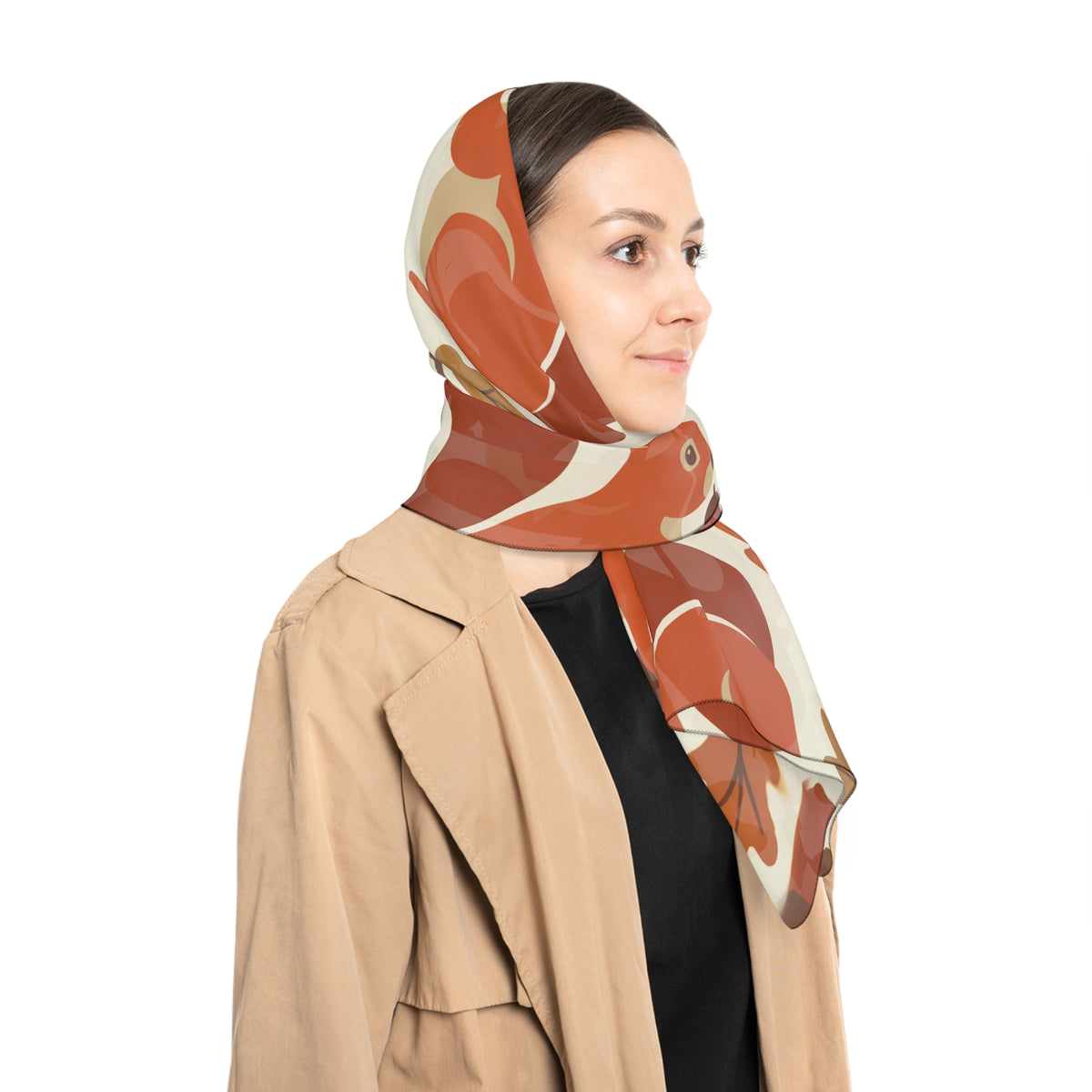 Benavides - Autumn Squirrel Oakwood Scarf