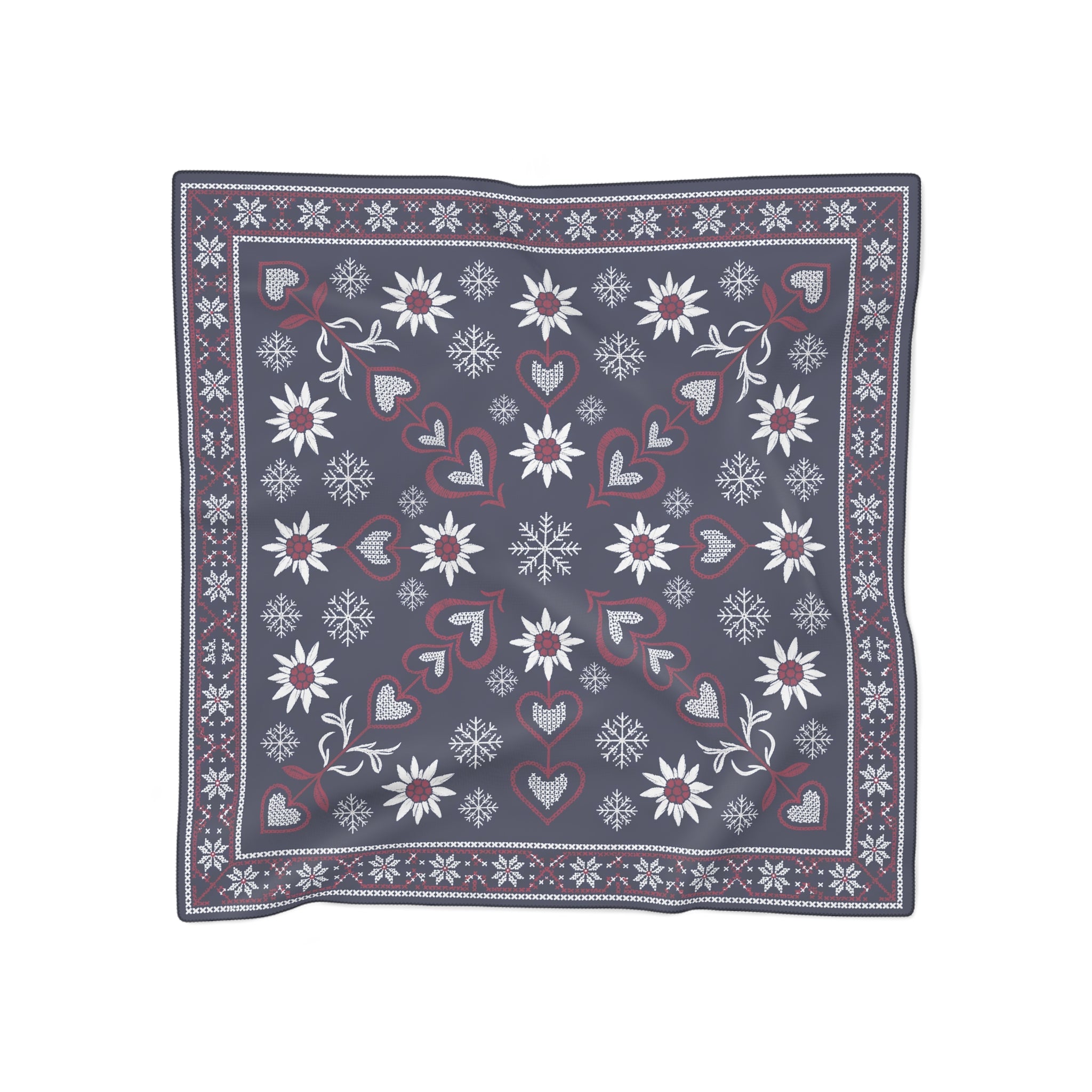 Wolkenstein - Alpine Edelweiss Folk Scarf
