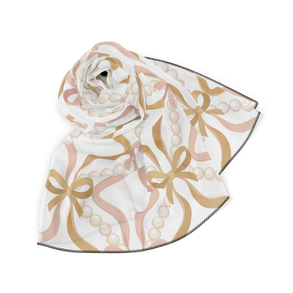 Beauclerc - Pearl Ribbon Trellis Scarf