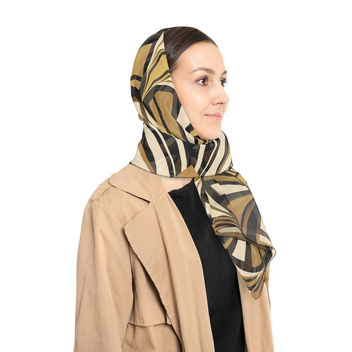 Eastwyck - Art Deco Fan Gold Scarf