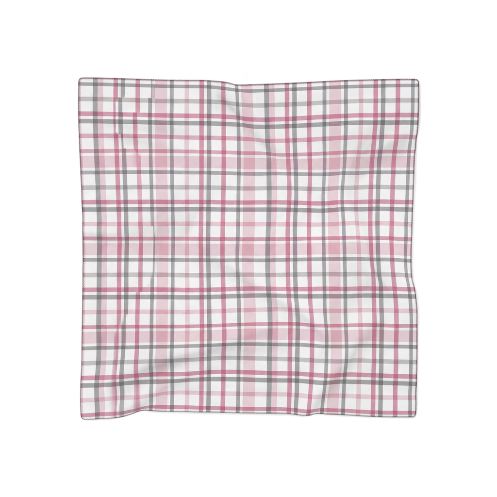 Fairholme - Dove Grey Tattersall Scarf