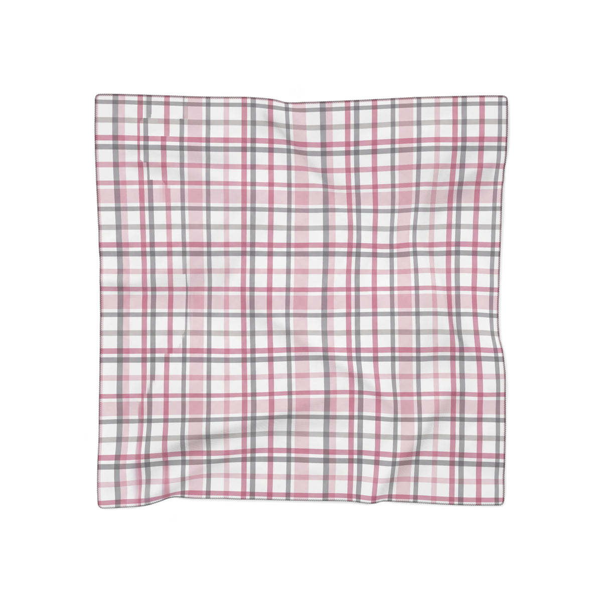 Fairholme - Dove Grey Tattersall Scarf