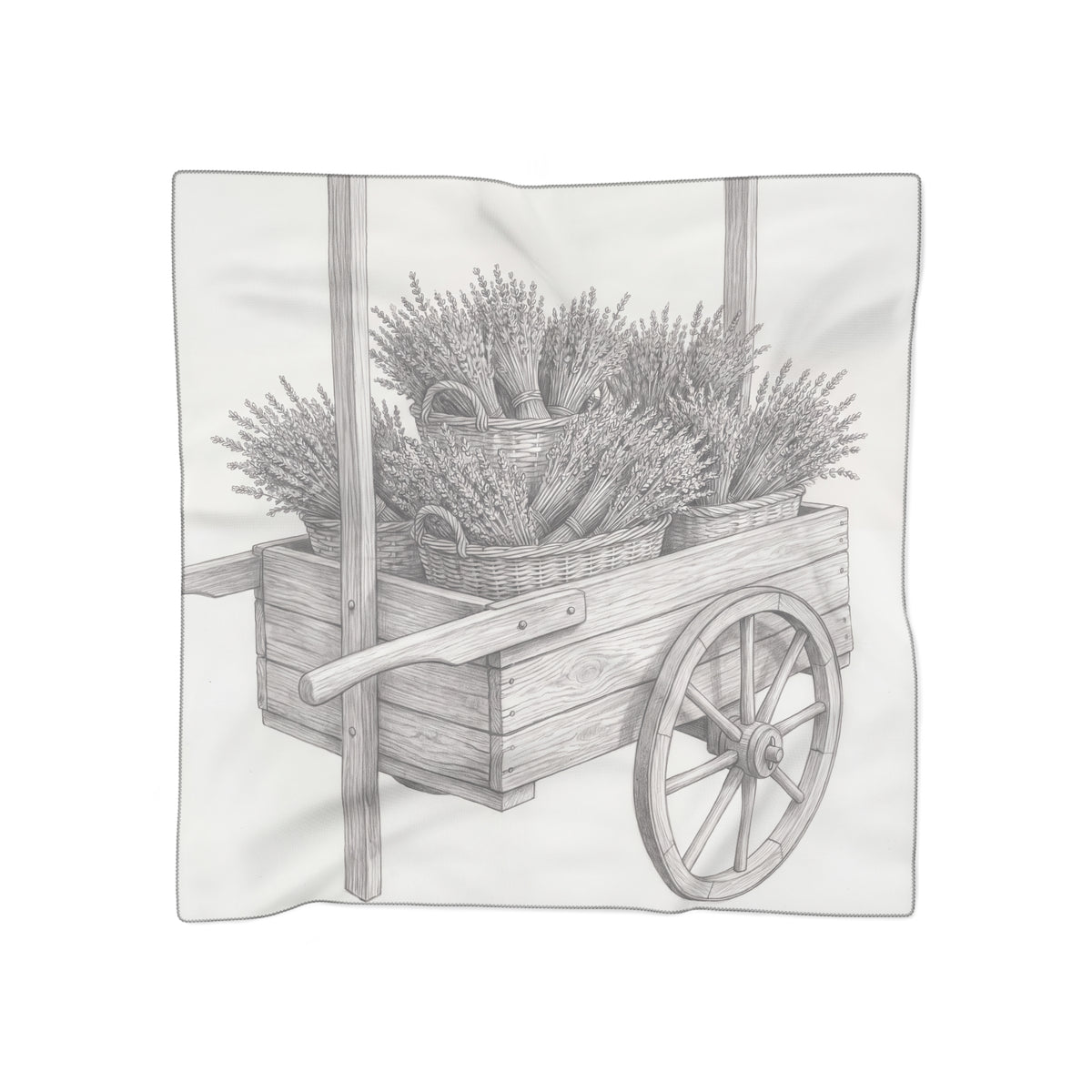 Montclair - Flower Cart Sketch Scarf