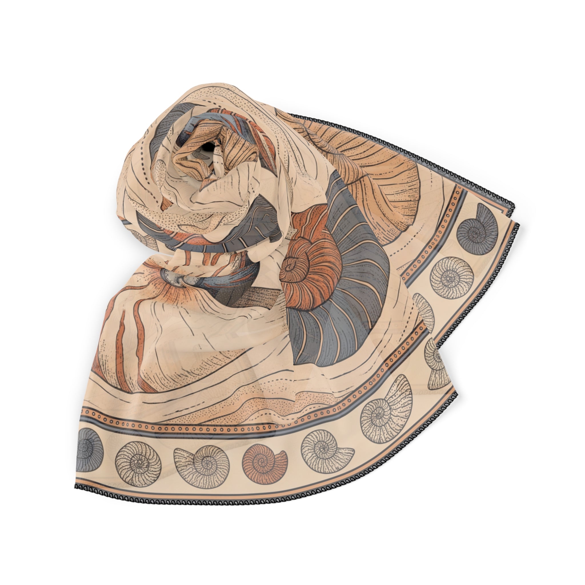 Kinross - Ammonite Fossil Study Scarf