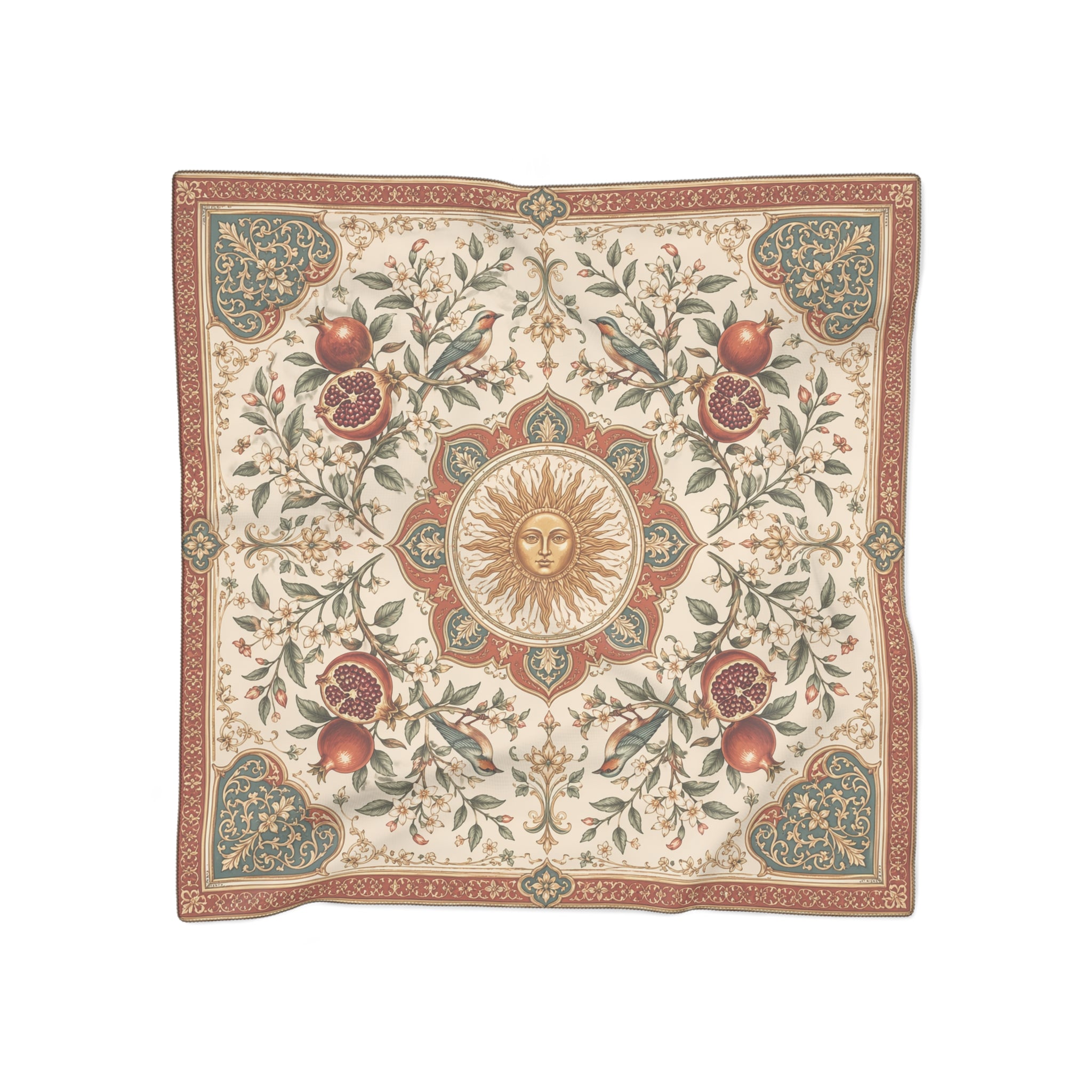 Duchess of Solar Pomegranate Scarf