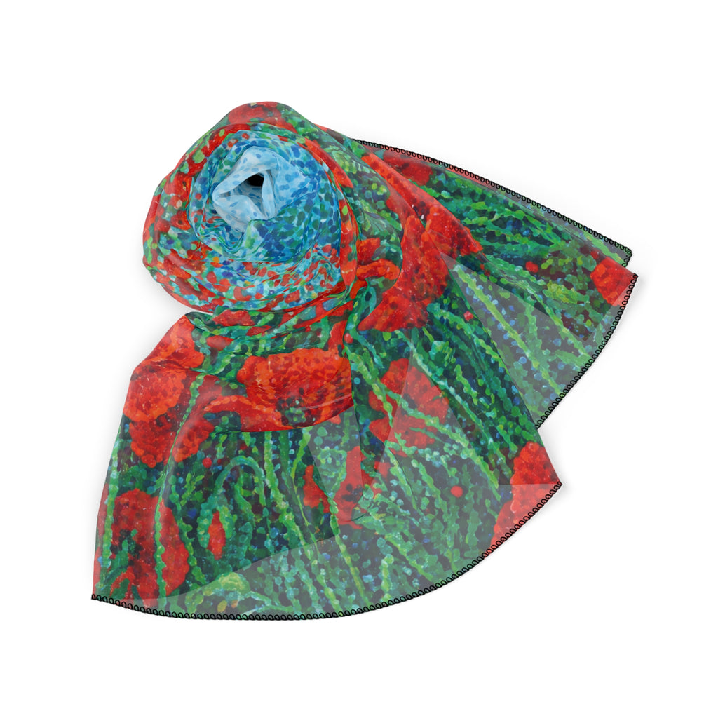 Navarrete - Poppy Field Pointillist Scarf