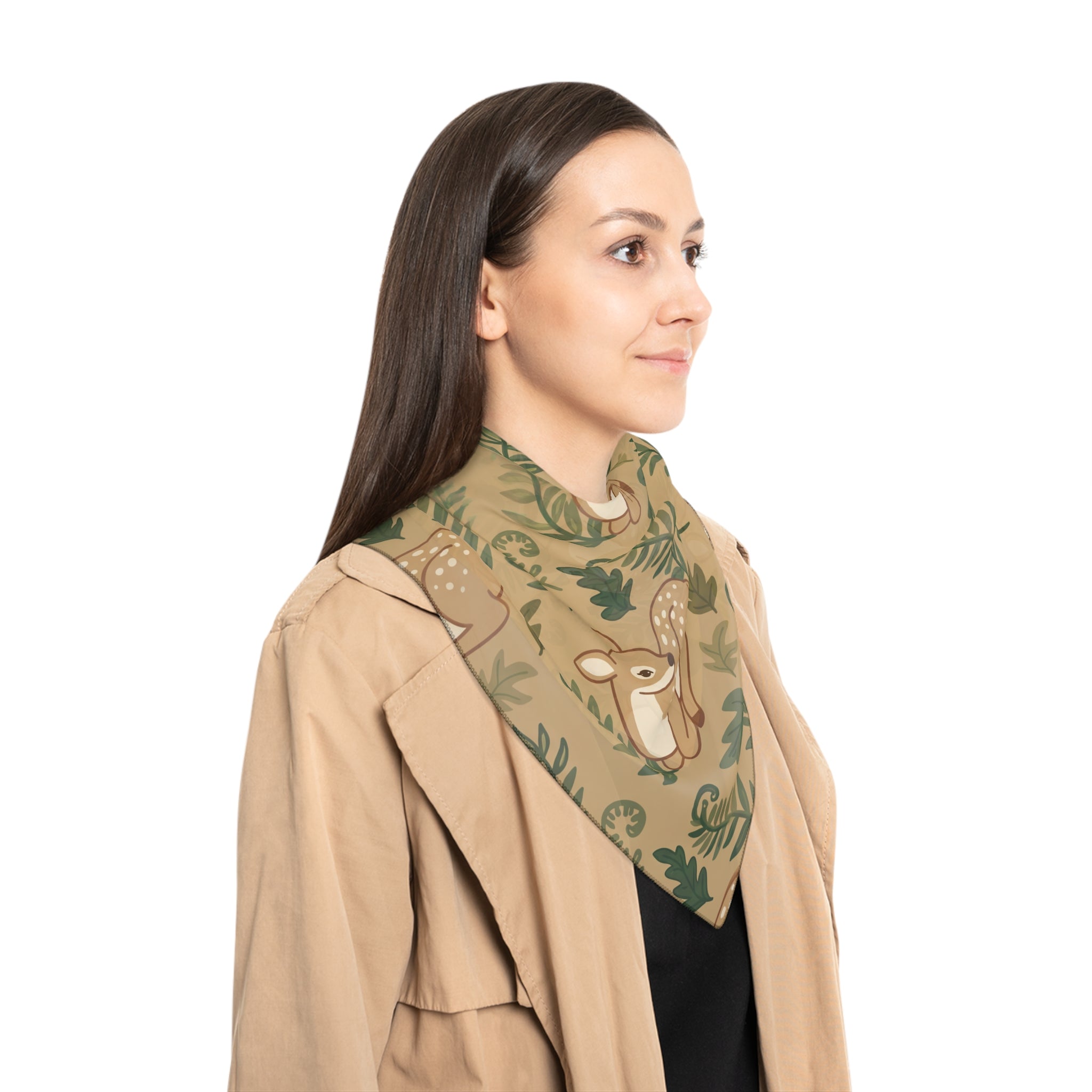 Peralta - Woodland Fawn Fern Scarf