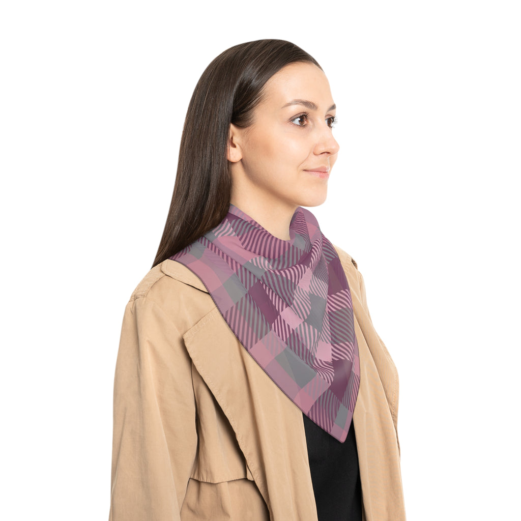 Braemore - Heather Pink Tartan Scarf