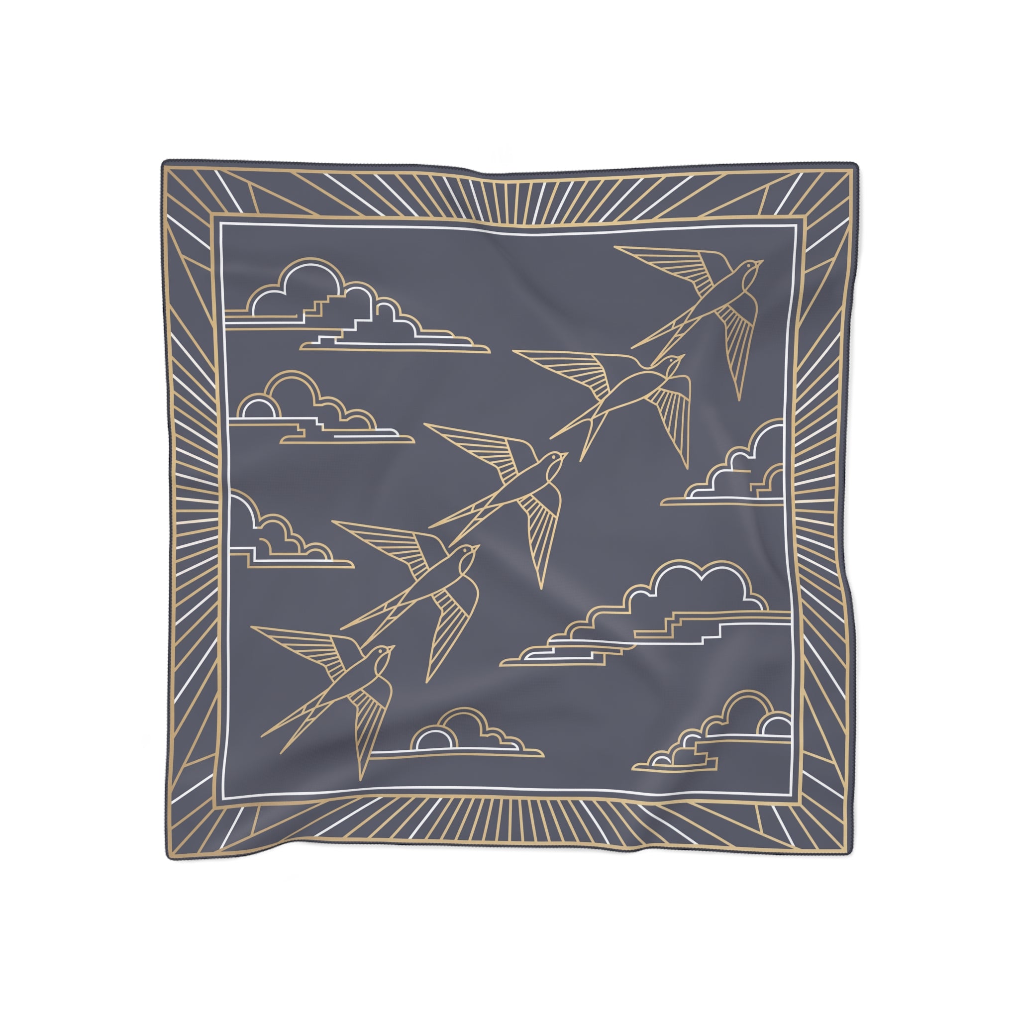 Lauzun - Deco Swallow Flight Scarf