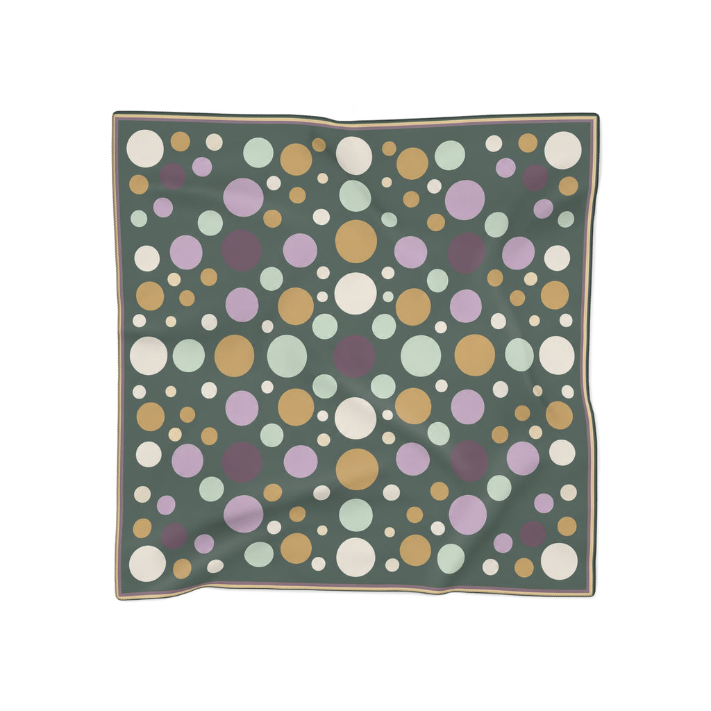 Countess of Valois Emerald Polka Dot Scarf