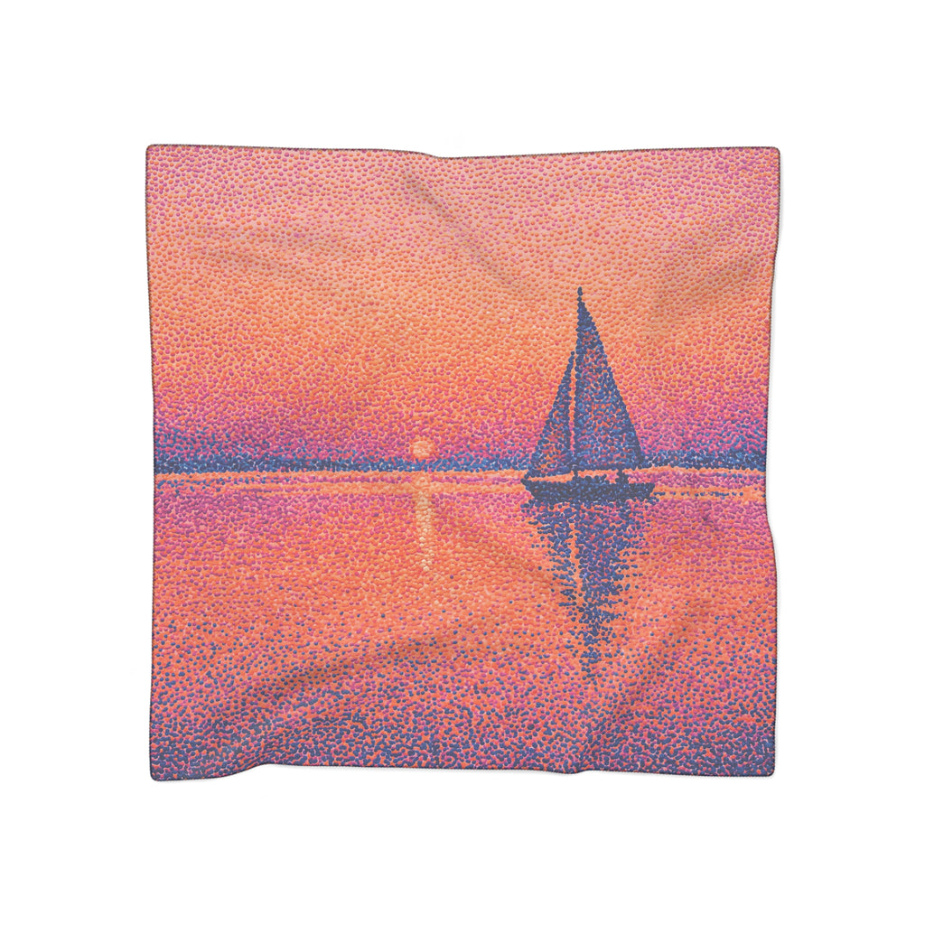 Solano - Lake Sunset Pointillist Scarf