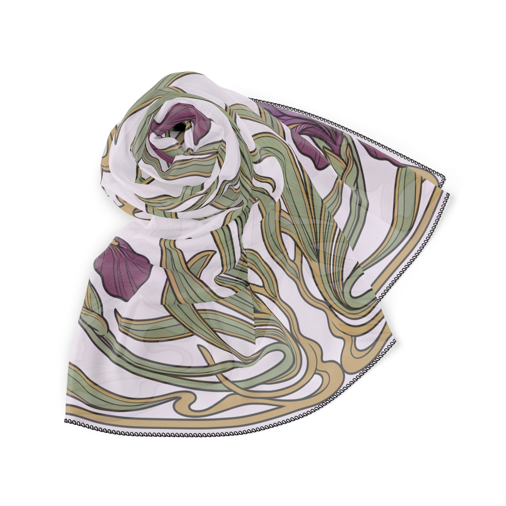 Chevreuse - Violet Nouveau Iris Scarf