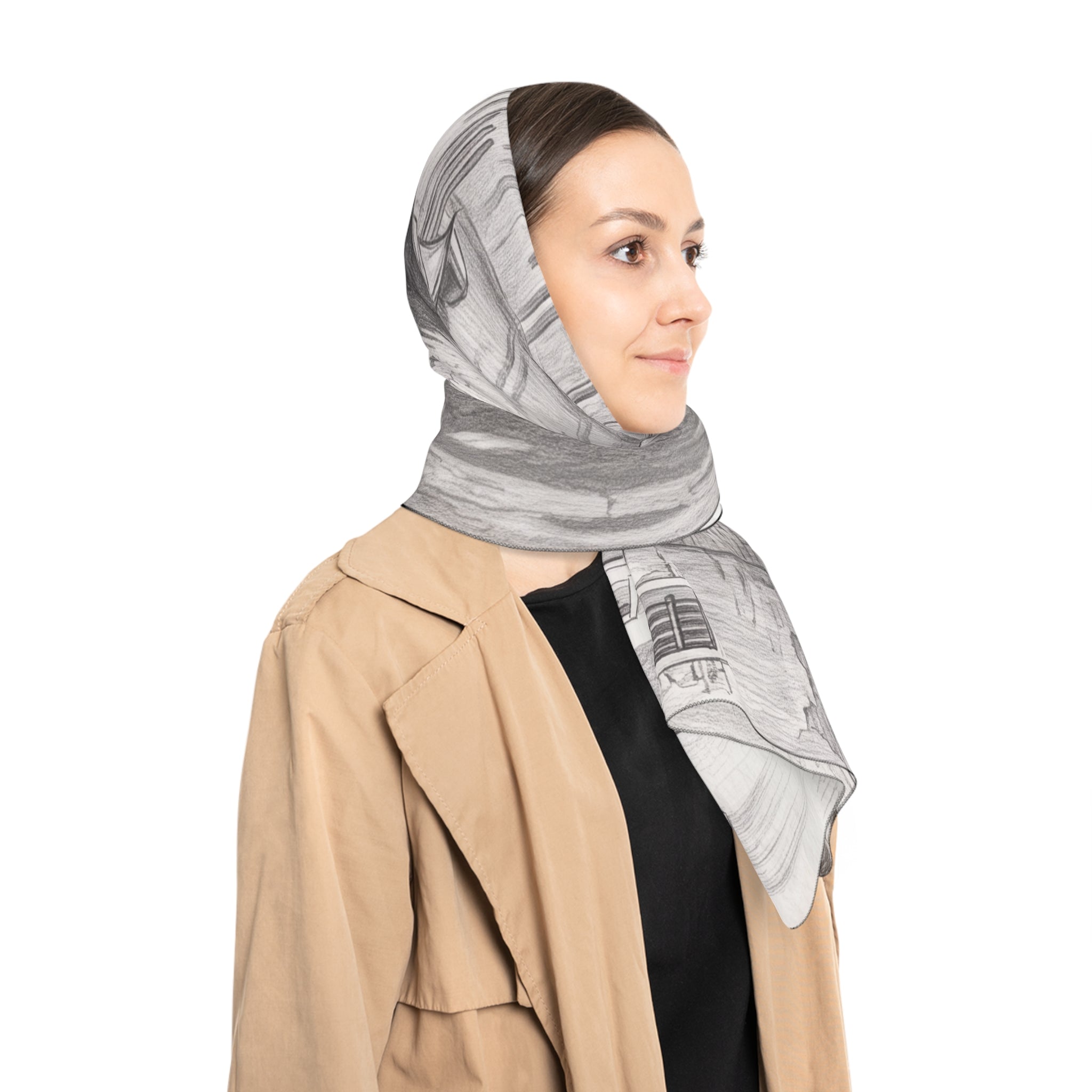 Serafini - Venetian Bridge Sketch Scarf