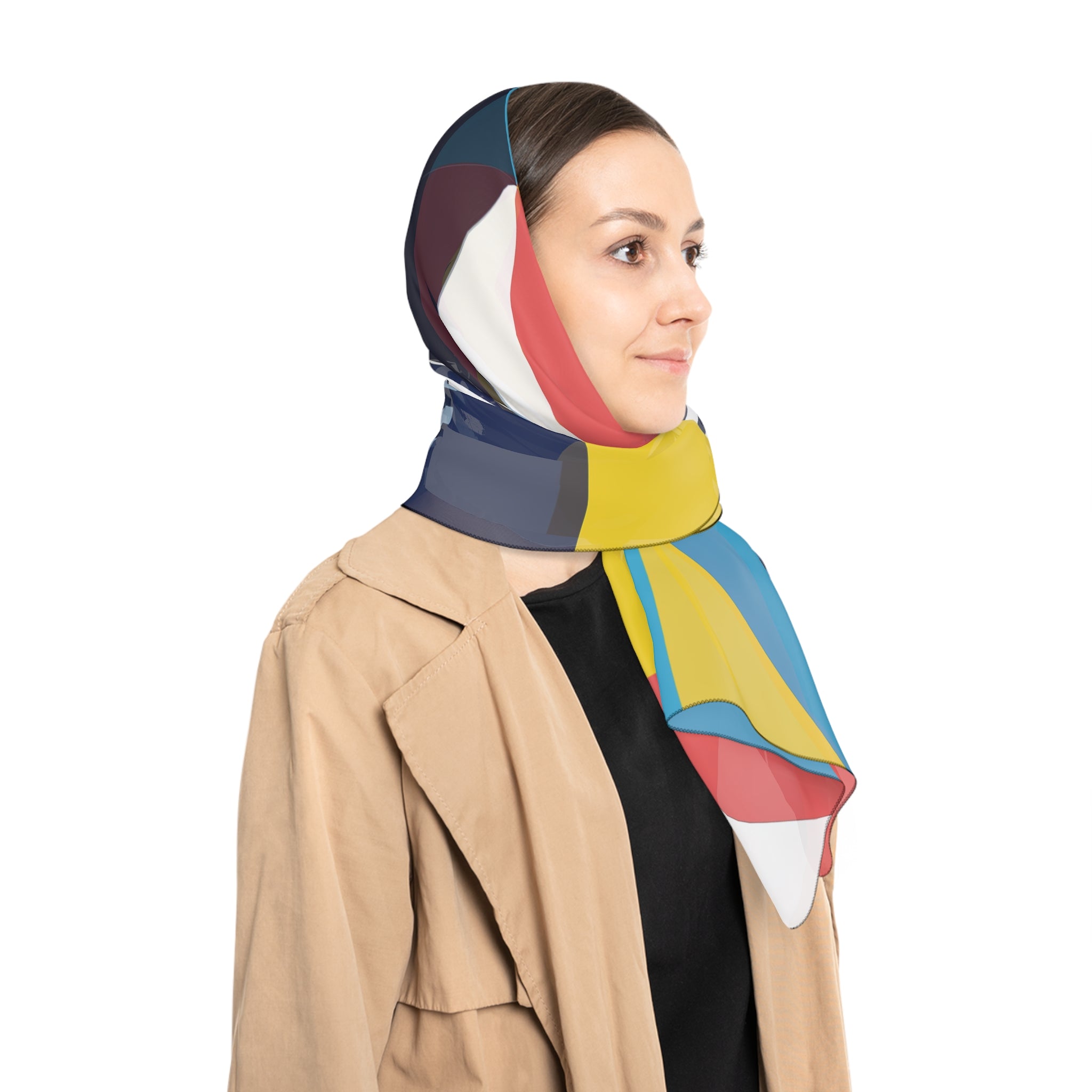 Chauvigny - Modern Patchwork Geometry Scarf