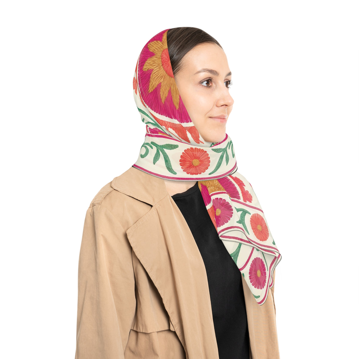 Pastrana - Suzani Sun Rosette Scarf
