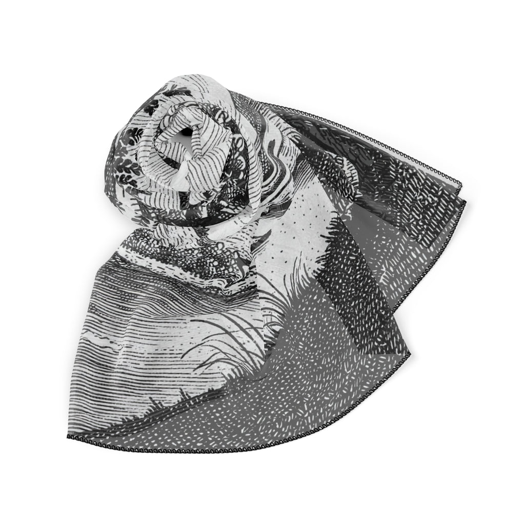 Fajardo - Riverside Ink Landscape Scarf