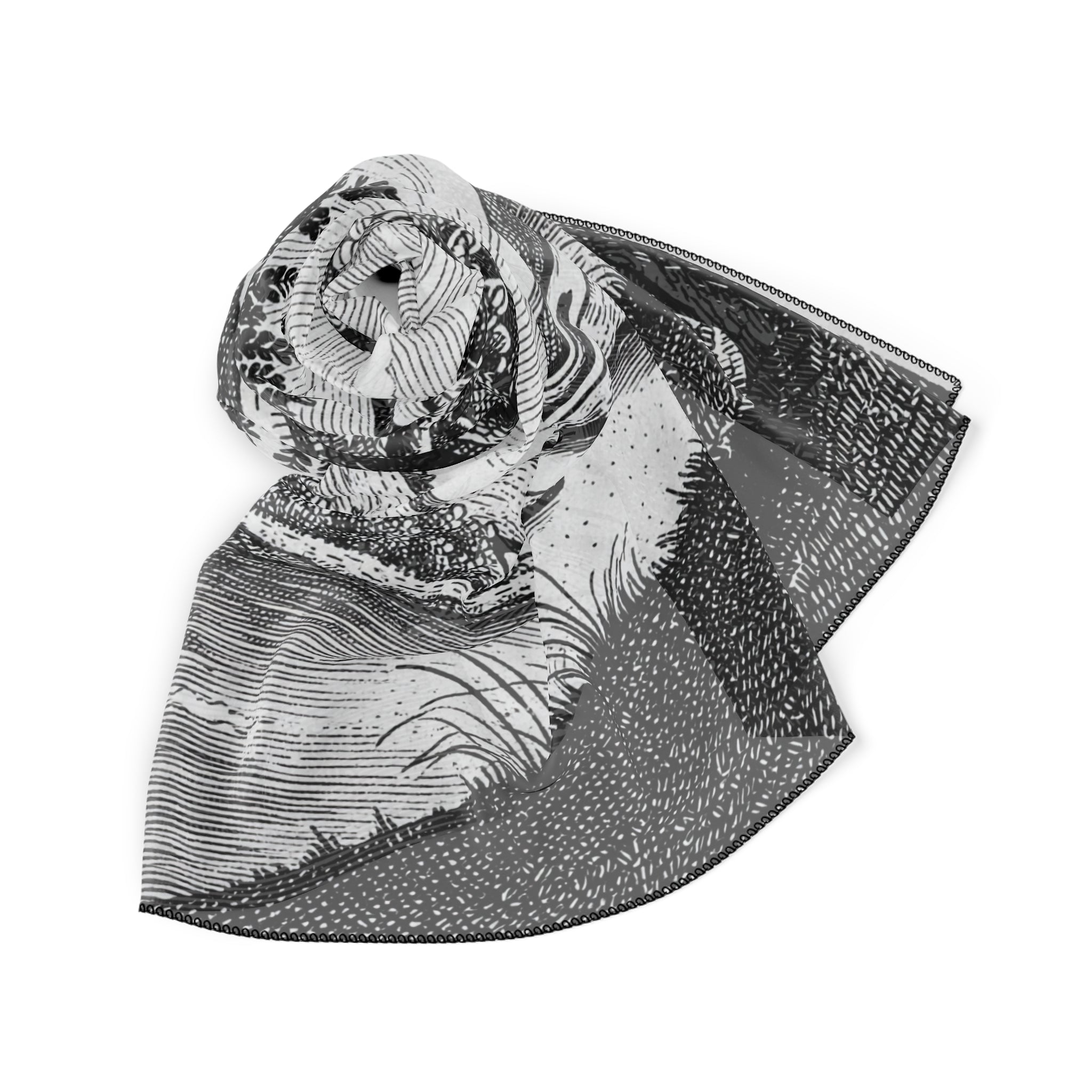 Fajardo - Riverside Ink Landscape Scarf