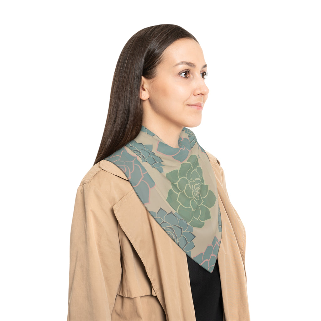Hinojosa - Succulent Rosette Garden Scarf