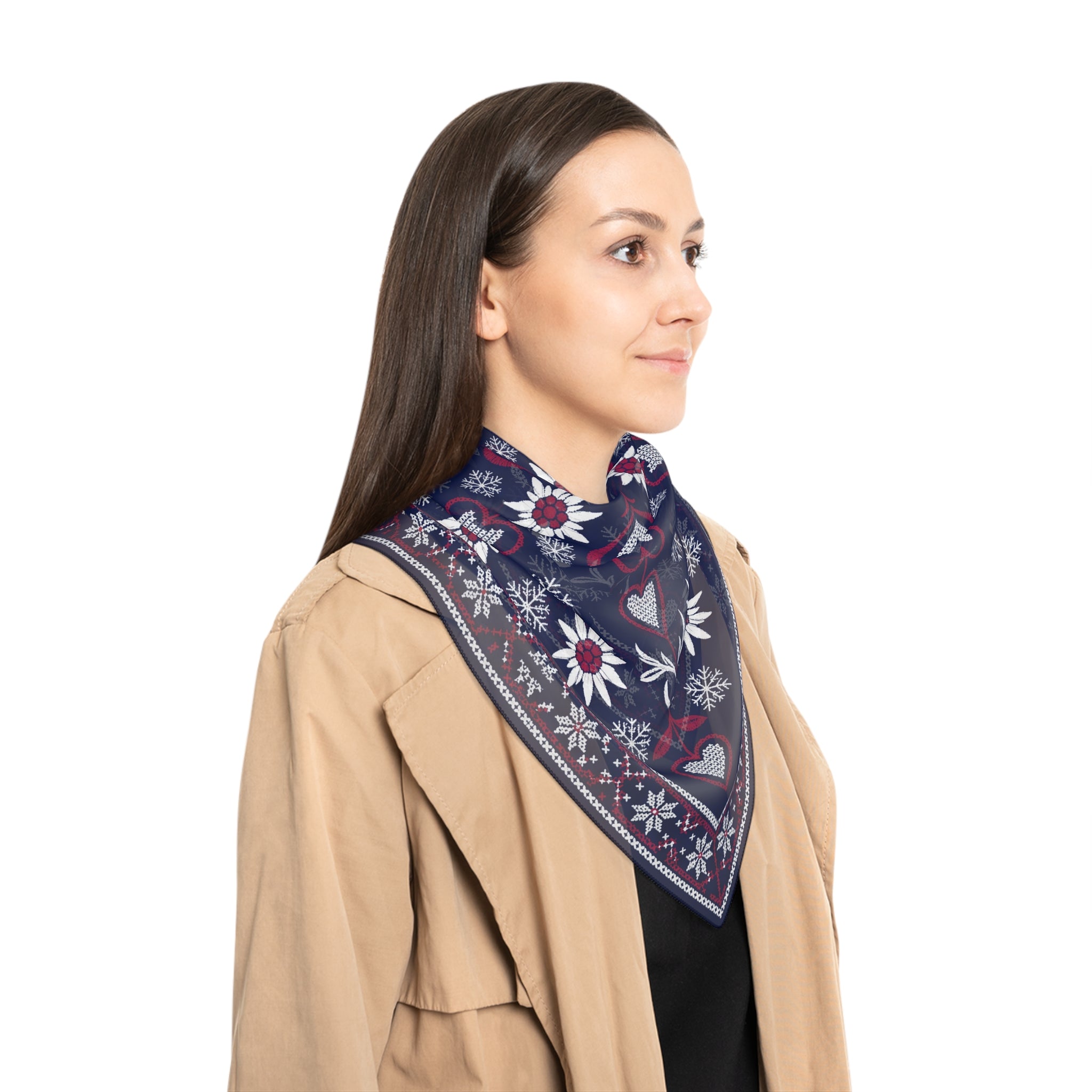 Wolkenstein - Alpine Edelweiss Folk Scarf