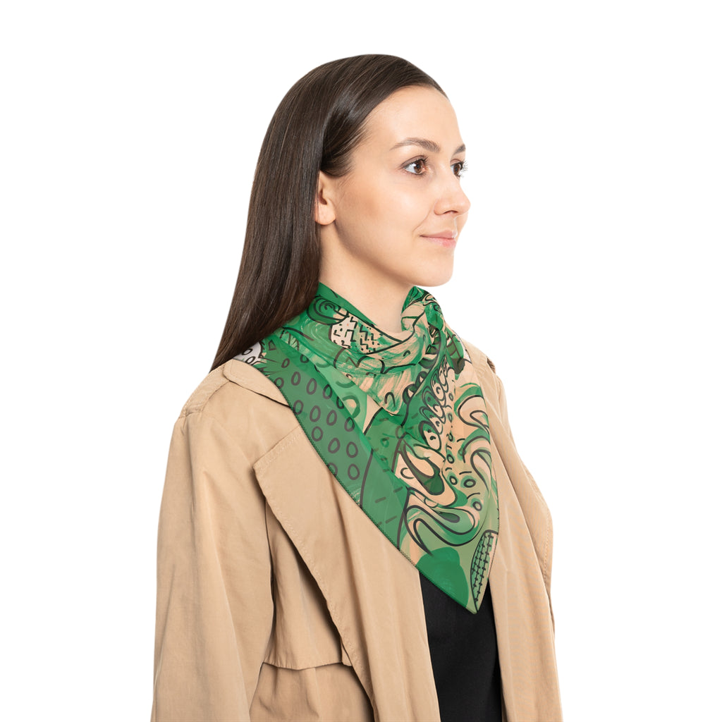 Saavedra - Emerald Garden Ink Scarf