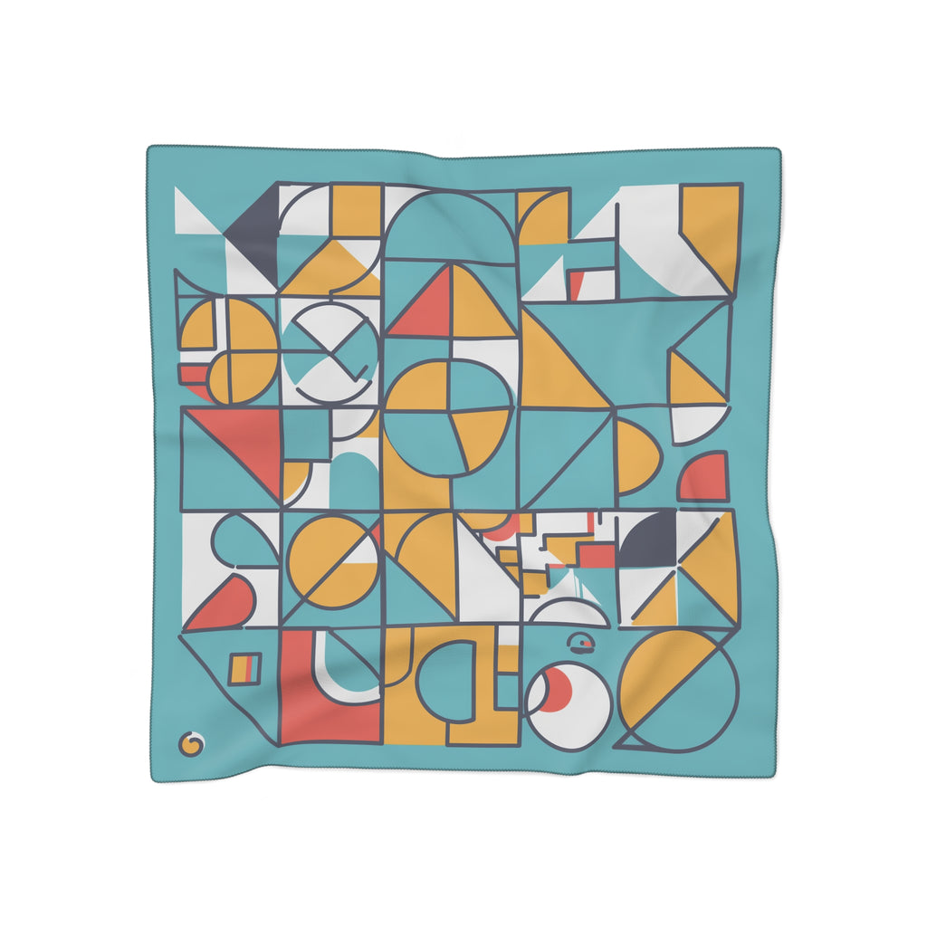 Osuna - Playful Geometry Grid Scarf