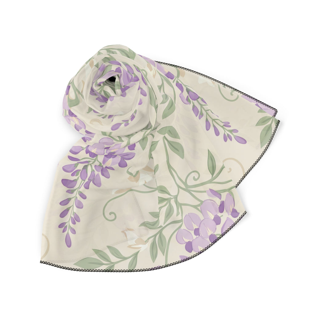 Valbonne - Wisteria Cascade Scarf
