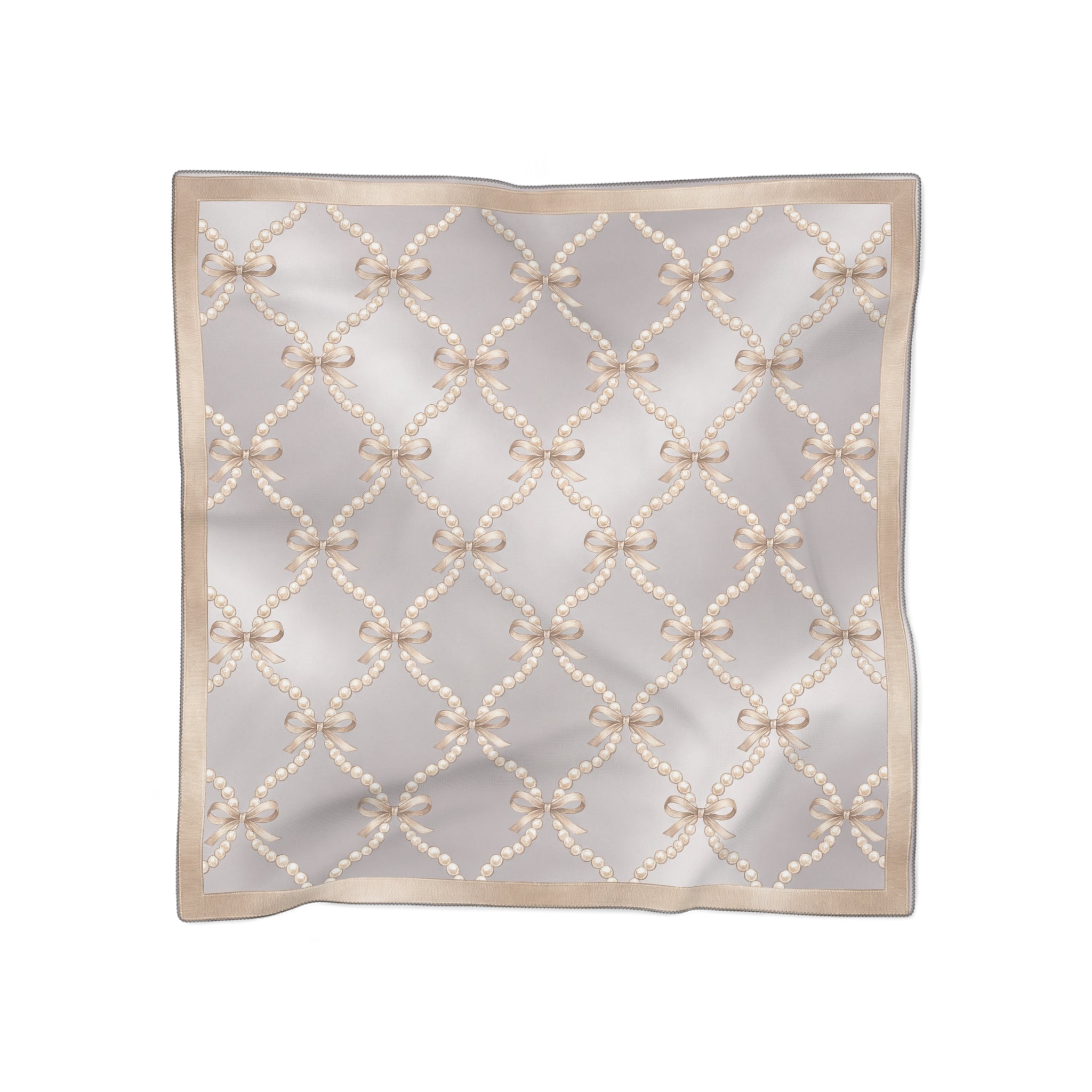 Torlonia - Pearl String Lattice Scarf