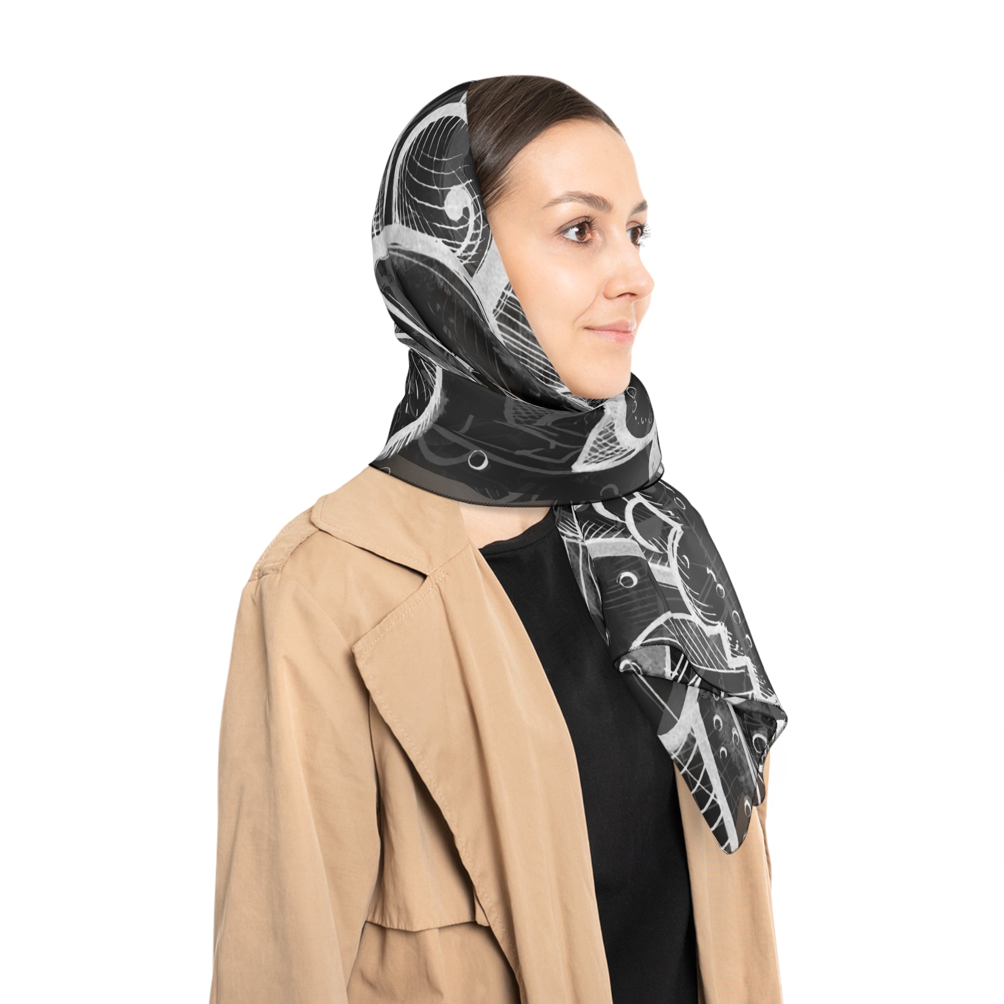 Godolphin - Midnight Ink Bloom Scarf