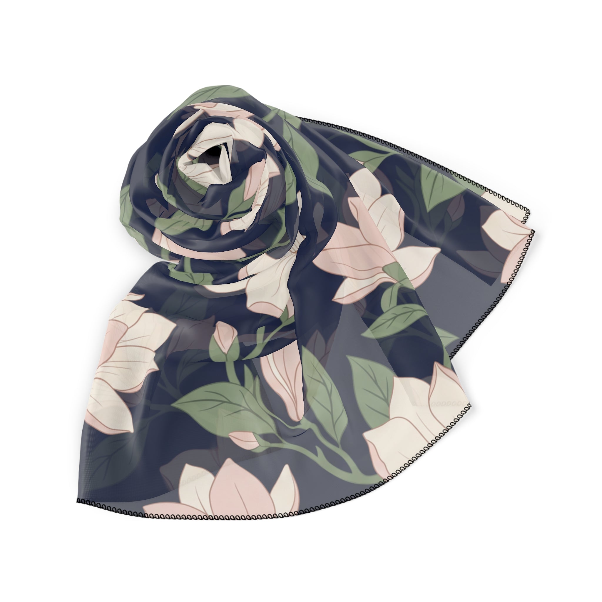 Thornfield - Midnight Magnolia Scarf