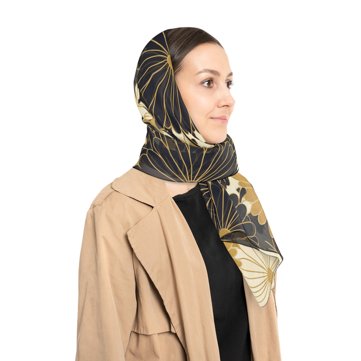 Carrington - Golden Chrysanthemum Kiku Scarf