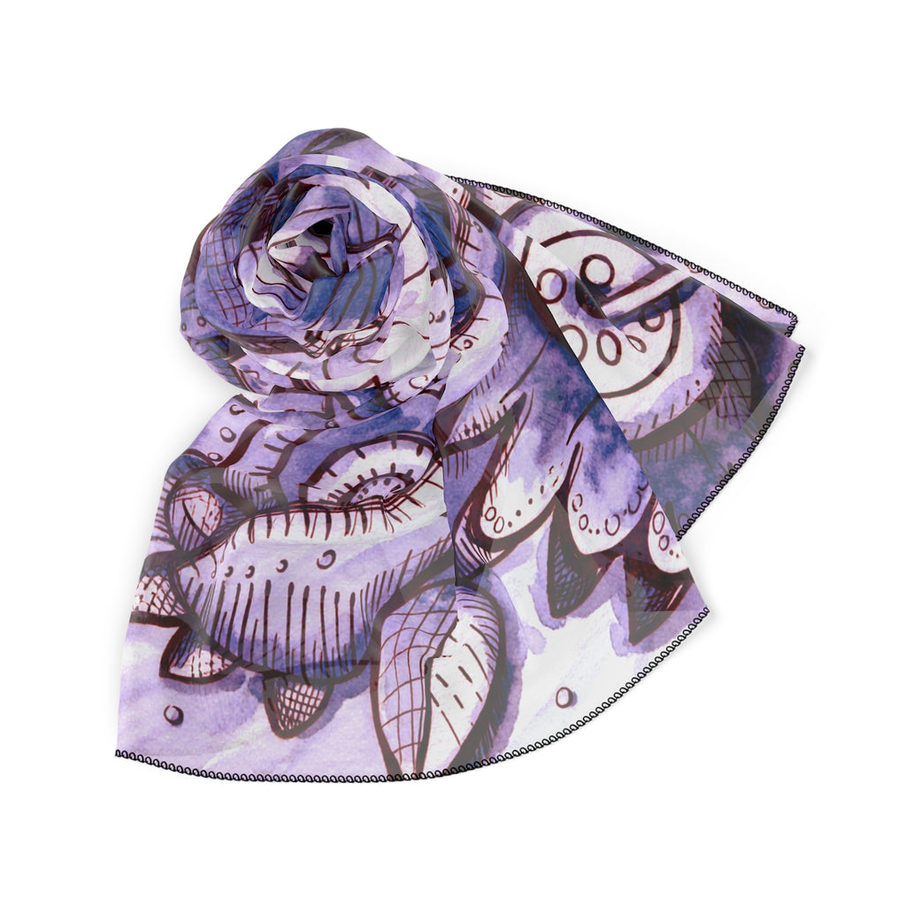 Godolphin - Amethyst Ink Bloom Scarf