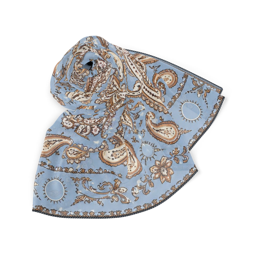 Valcárcel - Sky Blue Paisley Vintage Scarf