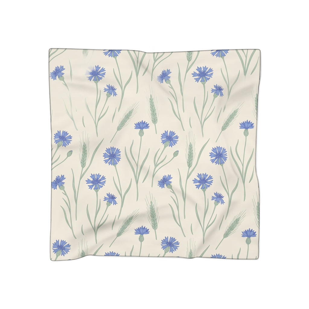 Thistlewood - Blue Cornflower Meadow Scarf