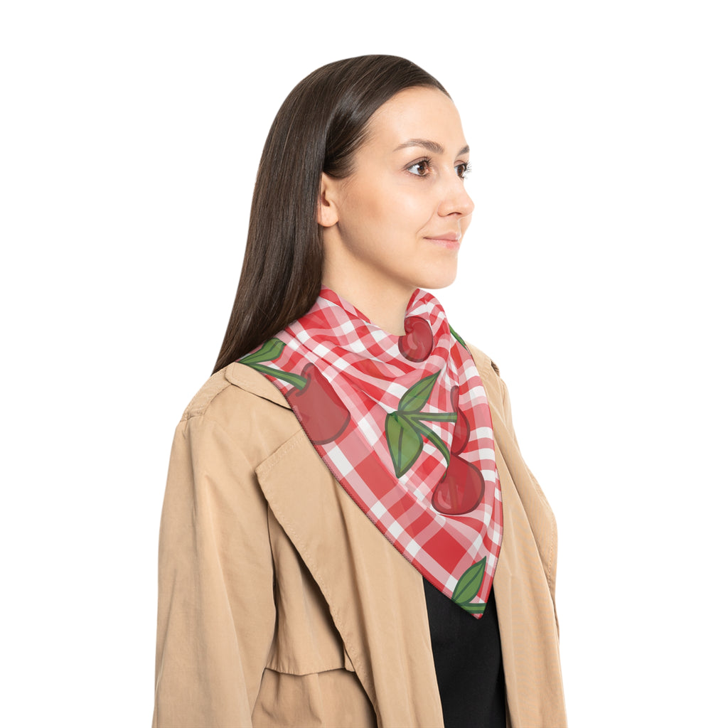 Sanseverino - Gingham Cherry Picnic Scarf