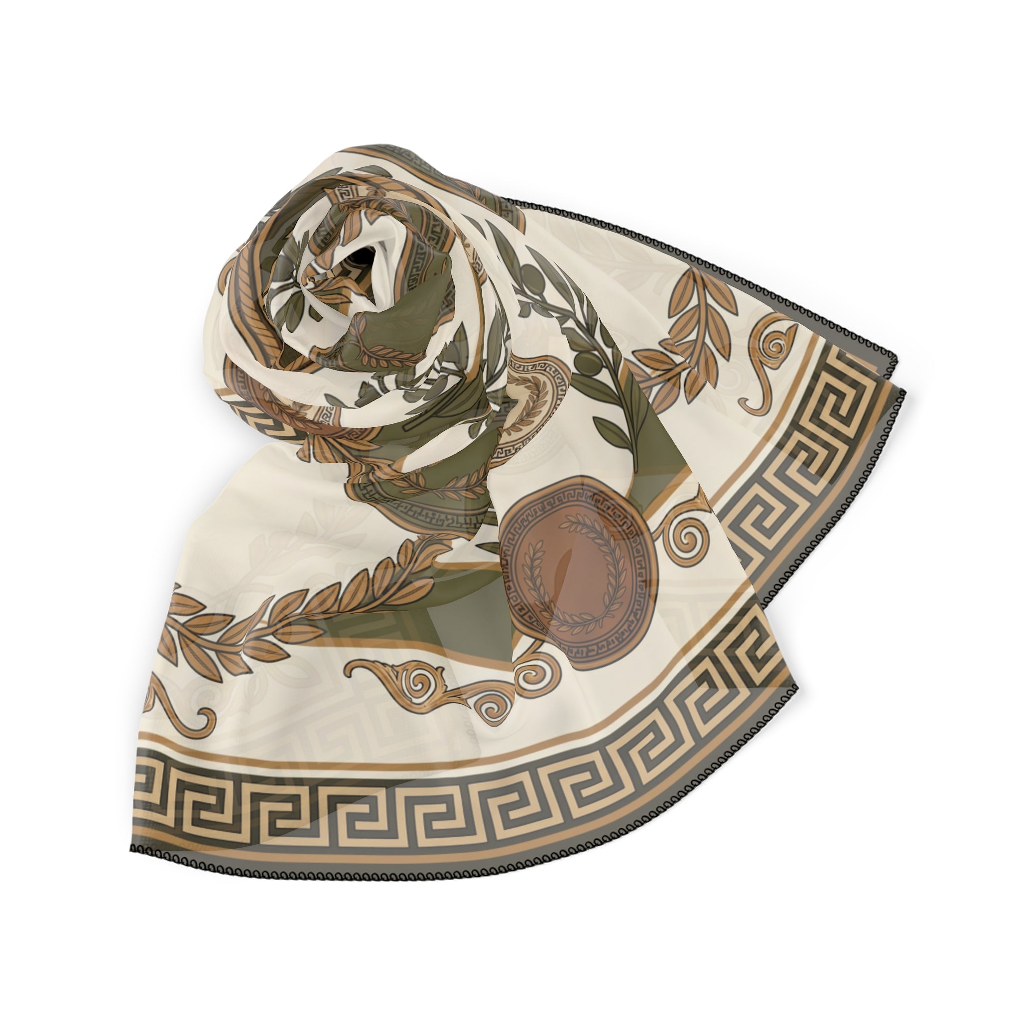 Ludovisi - Roman Laurel Medallion Scarf