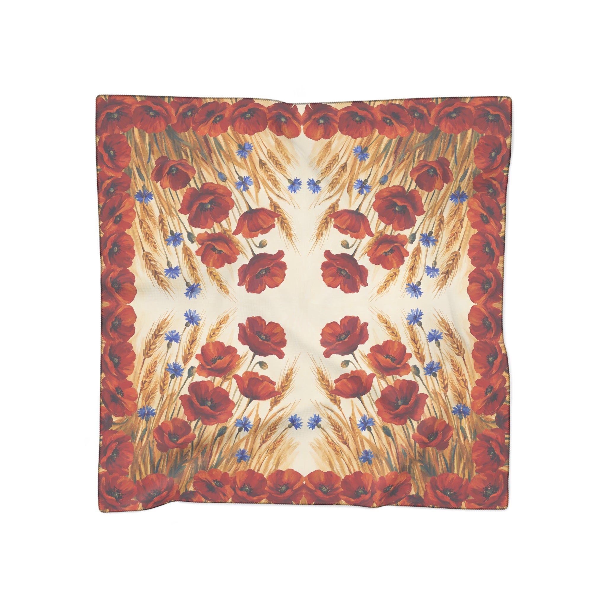 Talmont - Poppy & Wheat Meadow Scarf