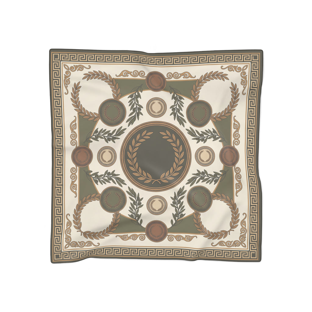 Ludovisi - Roman Laurel Medallion Scarf