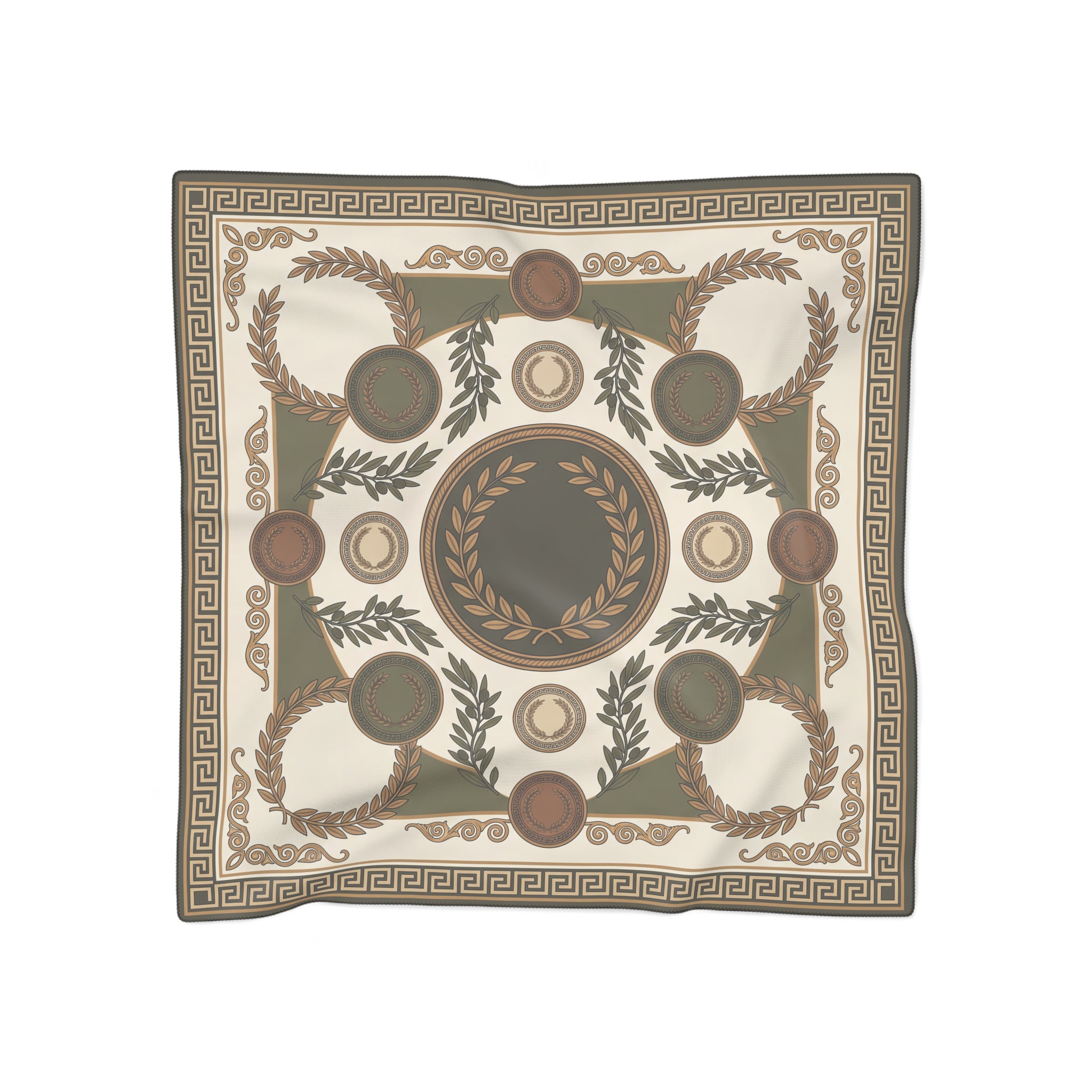 Ludovisi - Roman Laurel Medallion Scarf
