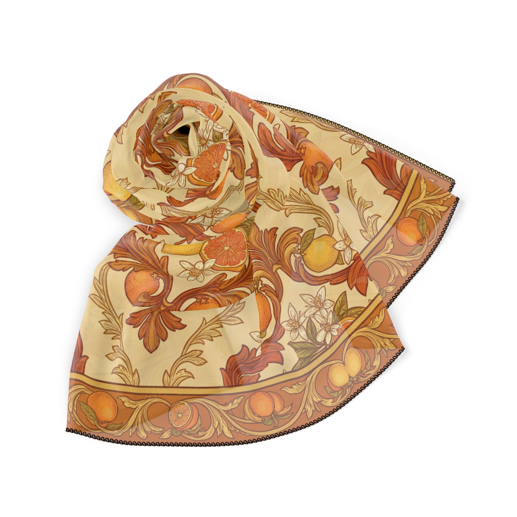 Aldobrandini - Pomander Citrus Damask Scarf