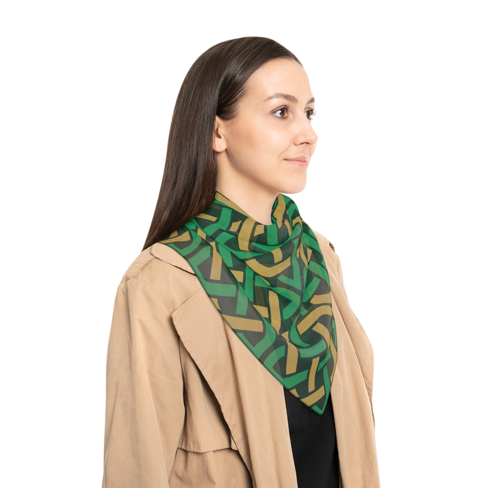 Kirkstall - Celtic Knot Emerald Scarf