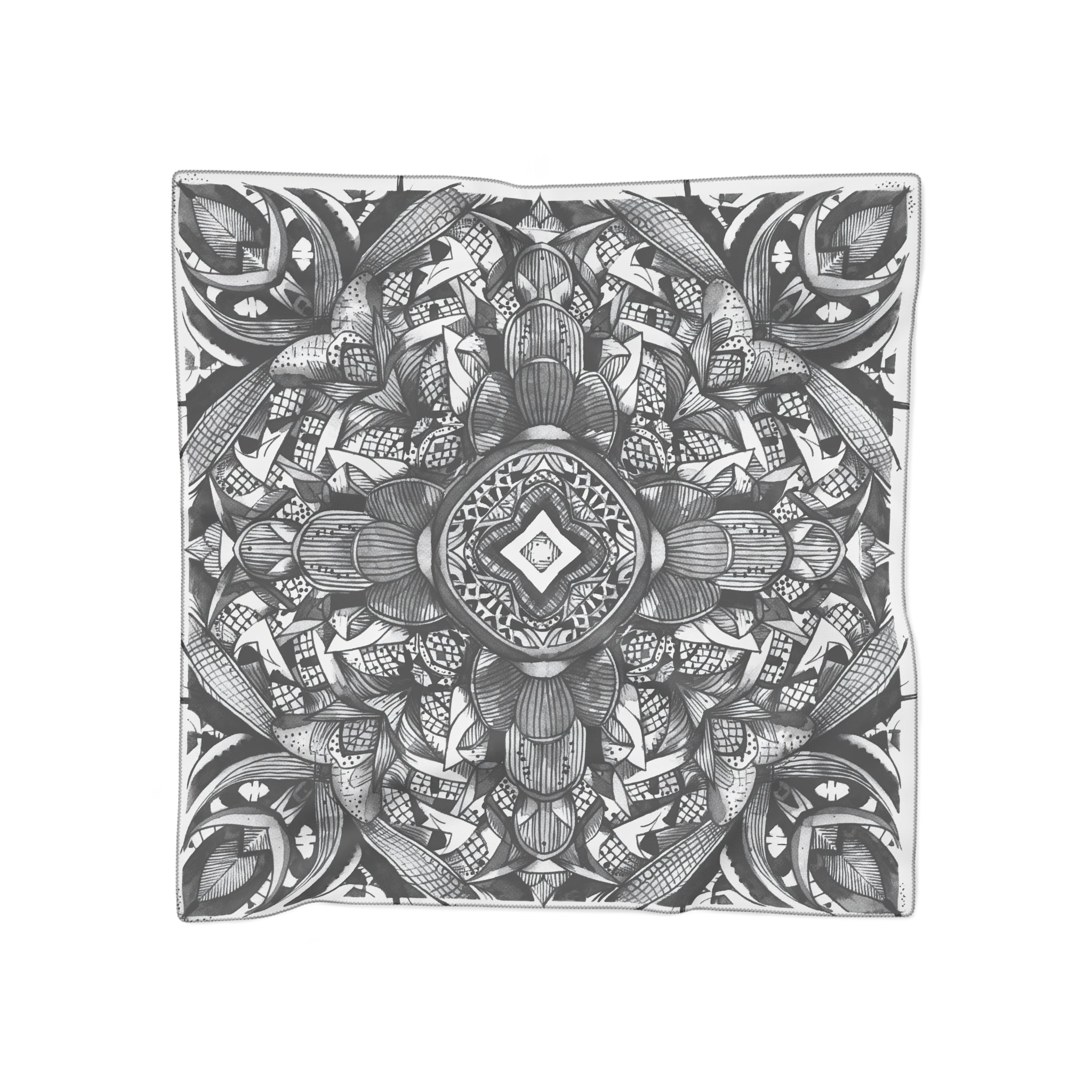 Santillán - Imperial Noir Mandala Scarf
