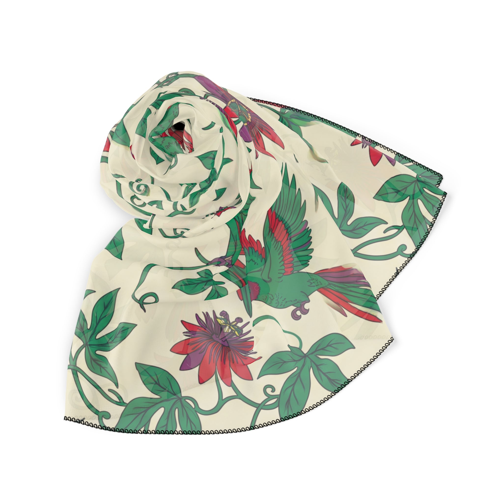 Prescott - Emerald Parrot Passiflora Scarf