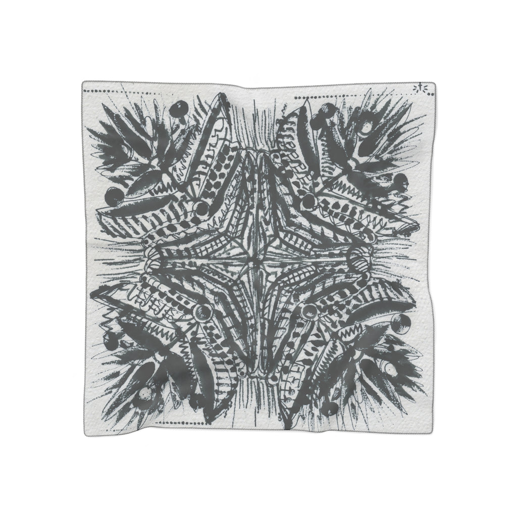 Santillán - Midnight Botanica Sketch Scarf
