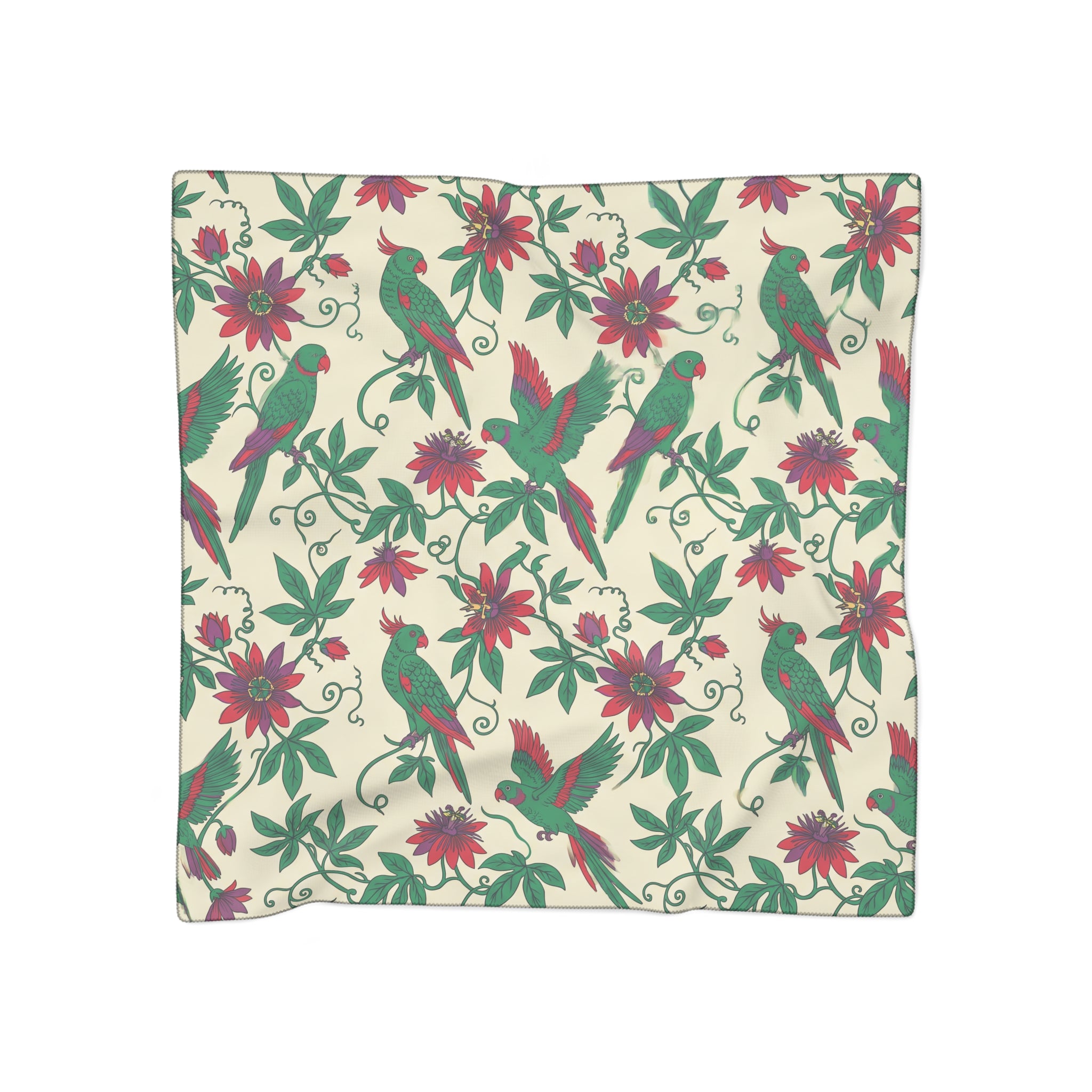 Prescott - Emerald Parrot Passiflora Scarf