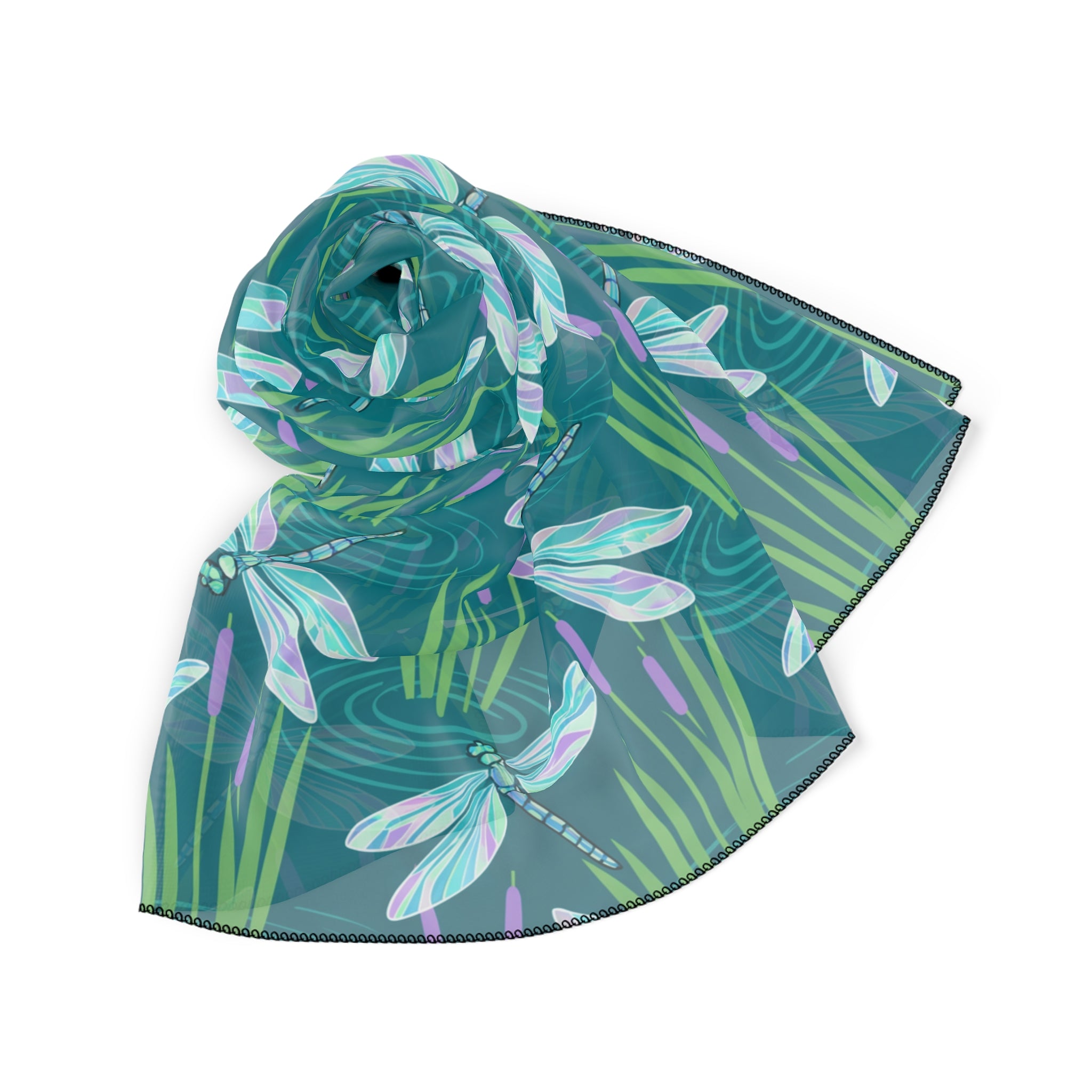 Pepoli - Dragonfly Pond Shimmer Scarf