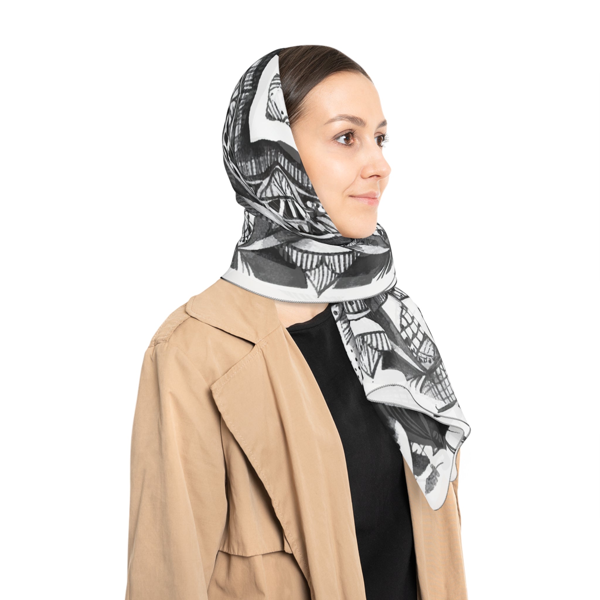 Santillán - Imperial Noir Mandala Scarf