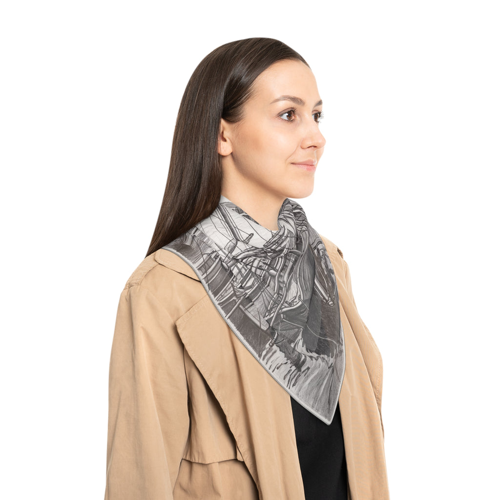 Kesgrave - Harbor Sails Sketch Scarf