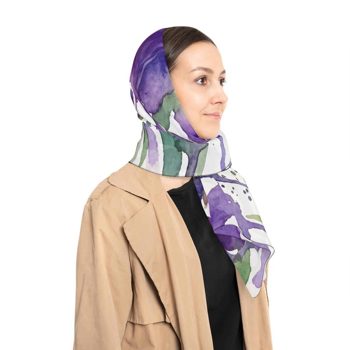 Lindeberg - Iris Mist Watercolor Scarf