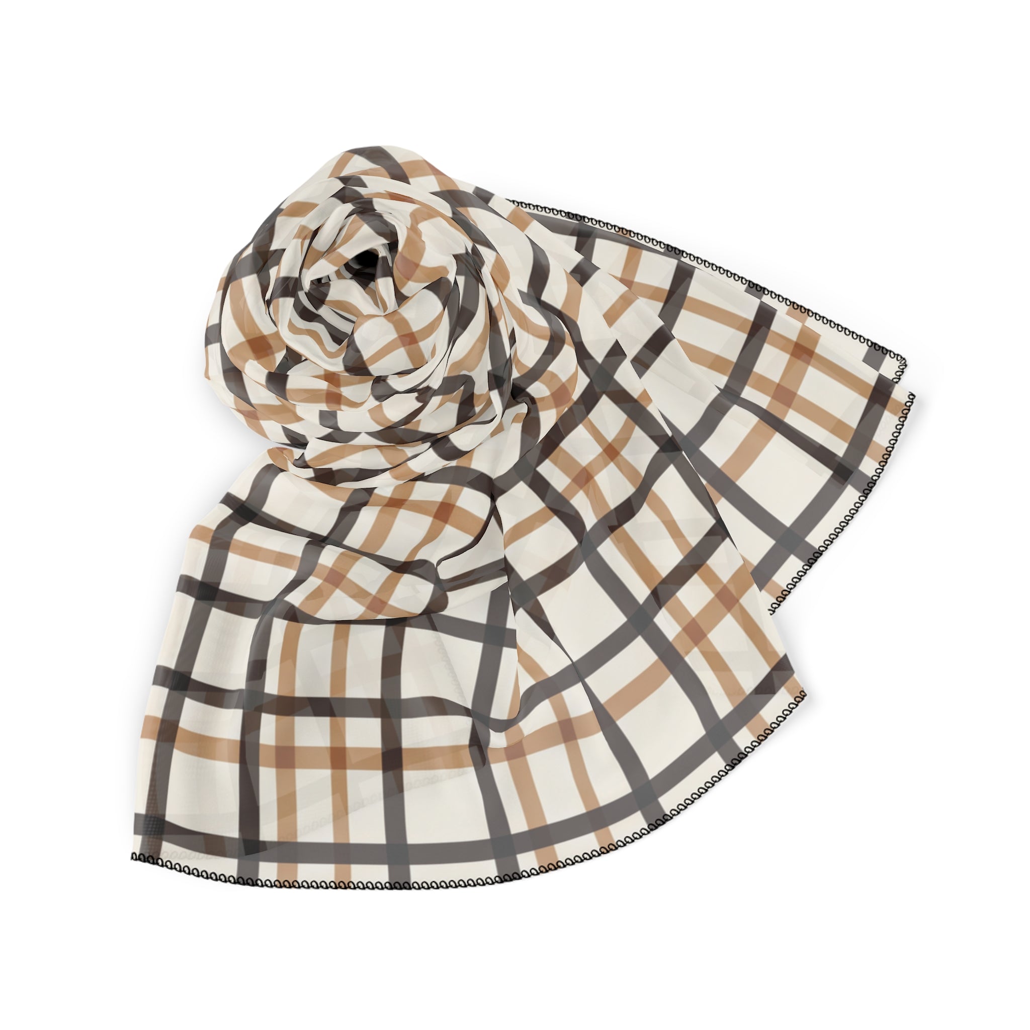 Cotgrave - Espresso Tattersall Scarf
